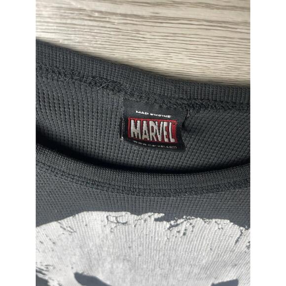 Marvel Mad Engine Shirt Mens Small Punisher Thermal Men S? - Picture 3 of 5